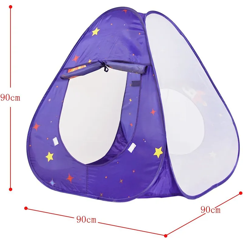 Homfu 3 in 1 Pop up Tunnel Tent for Kids Play Indoor Outdoor for Children Toddler Boys Girls As Christmas Gift Toy Crawl Play Tent